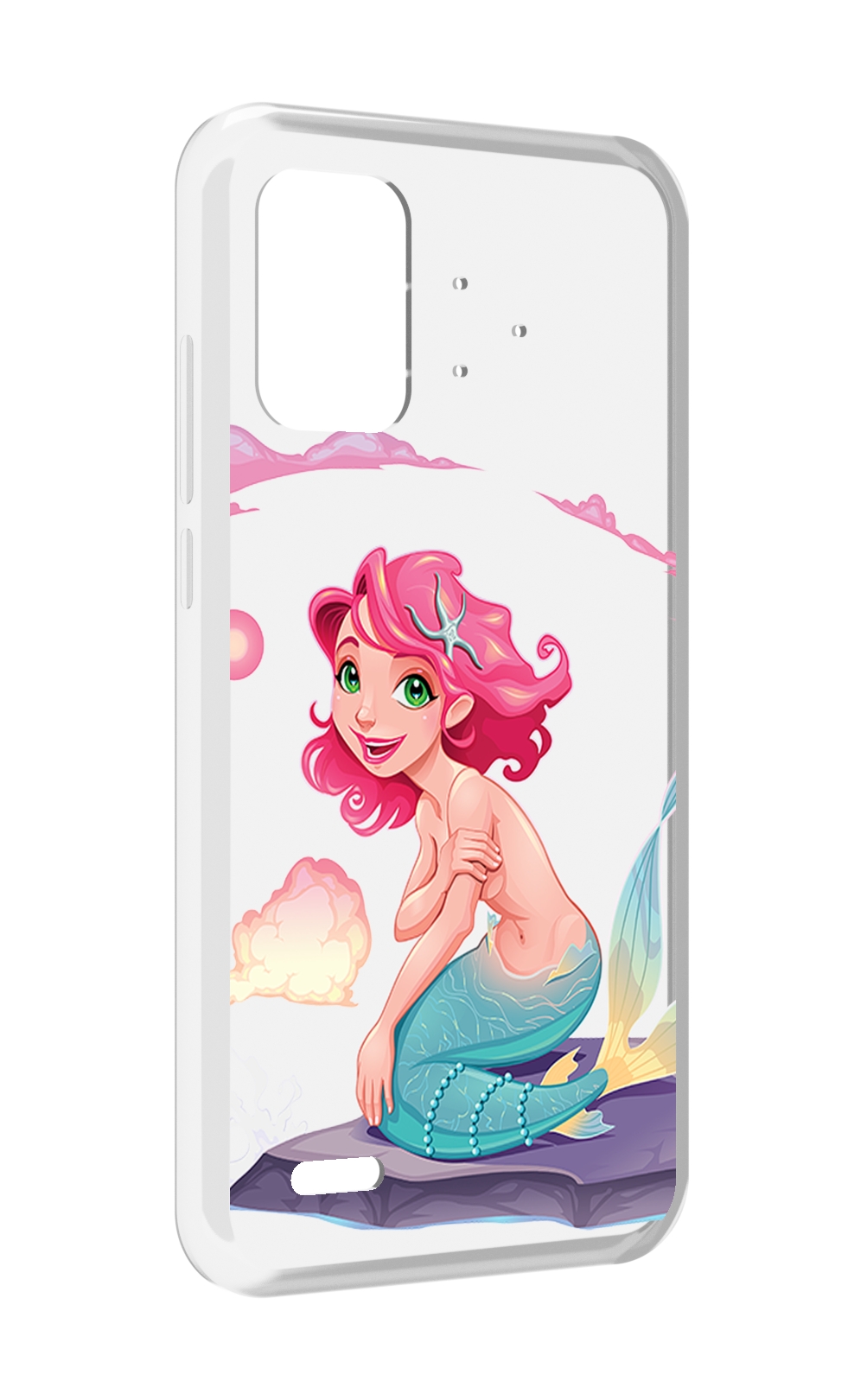

Чехол MyPads русалочка для UMIDIGI Bison Pro, Прозрачный, Tocco