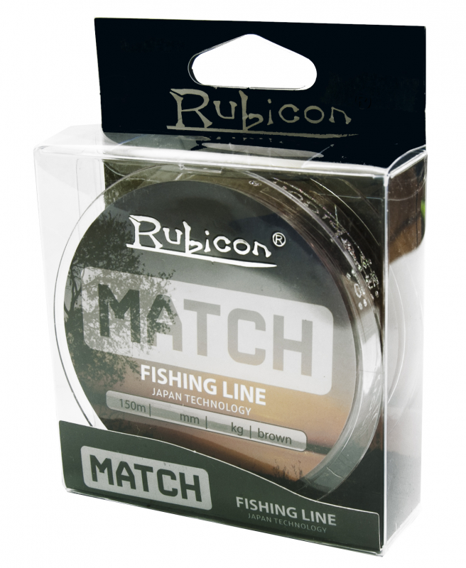 

RUBICON Леска монофильная Rubicon Match 150m brown, 0,25мм, Коричневый, Match