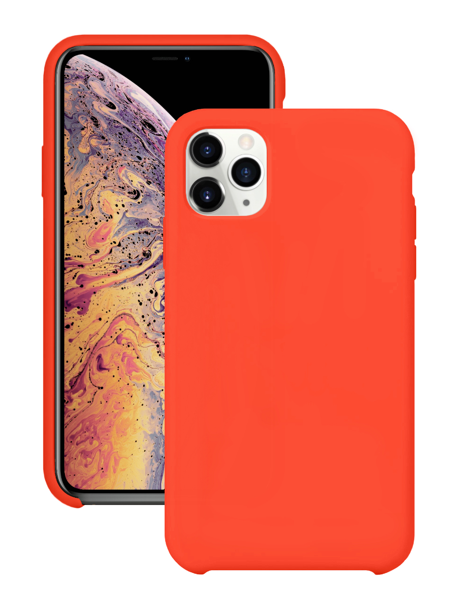 Чехол Pastila для iPhone 11 Pro Max Silicone Case Коралловый