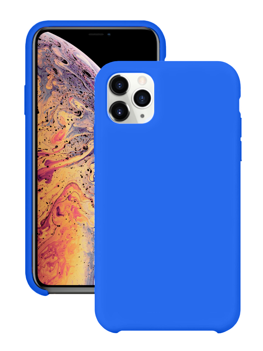 фото Чехол pastila для iphone 11 pro silicone case ультрамарин