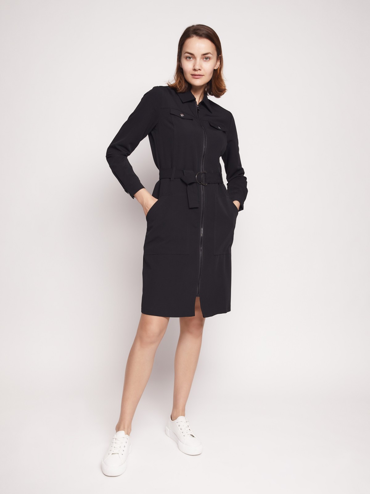 

Платье женское Zolla z0213382590739900 черное XXL, z0213382590737500