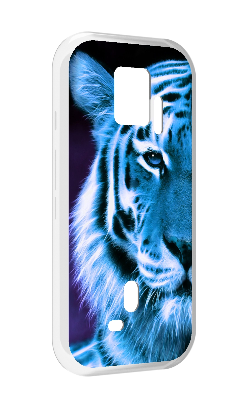 

Чехол MyPads Половина-тигра мужской для ZTE Nubia Red Magic 7S Pro, Прозрачный, Tocco