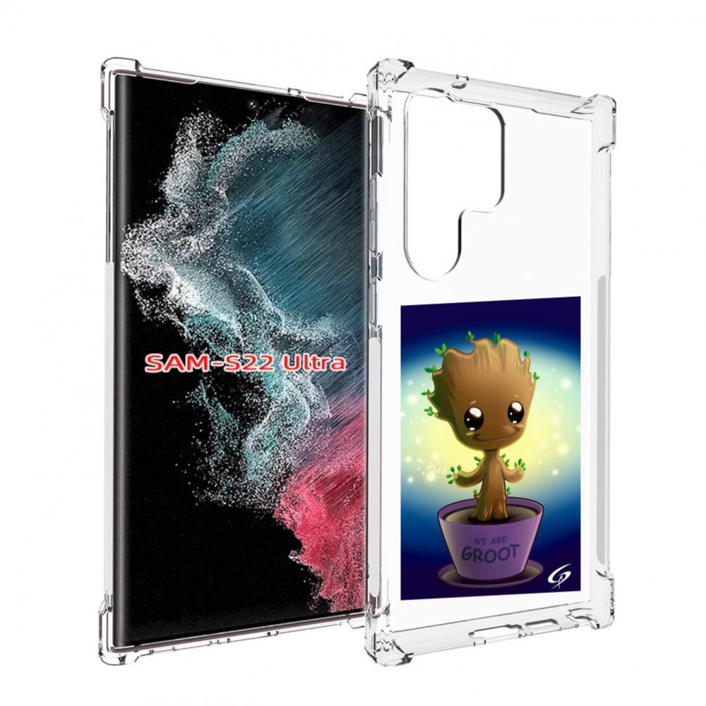 

Чехол MyPads Грут для Samsung Galaxy S23 Ultra, Прозрачный, Tocco