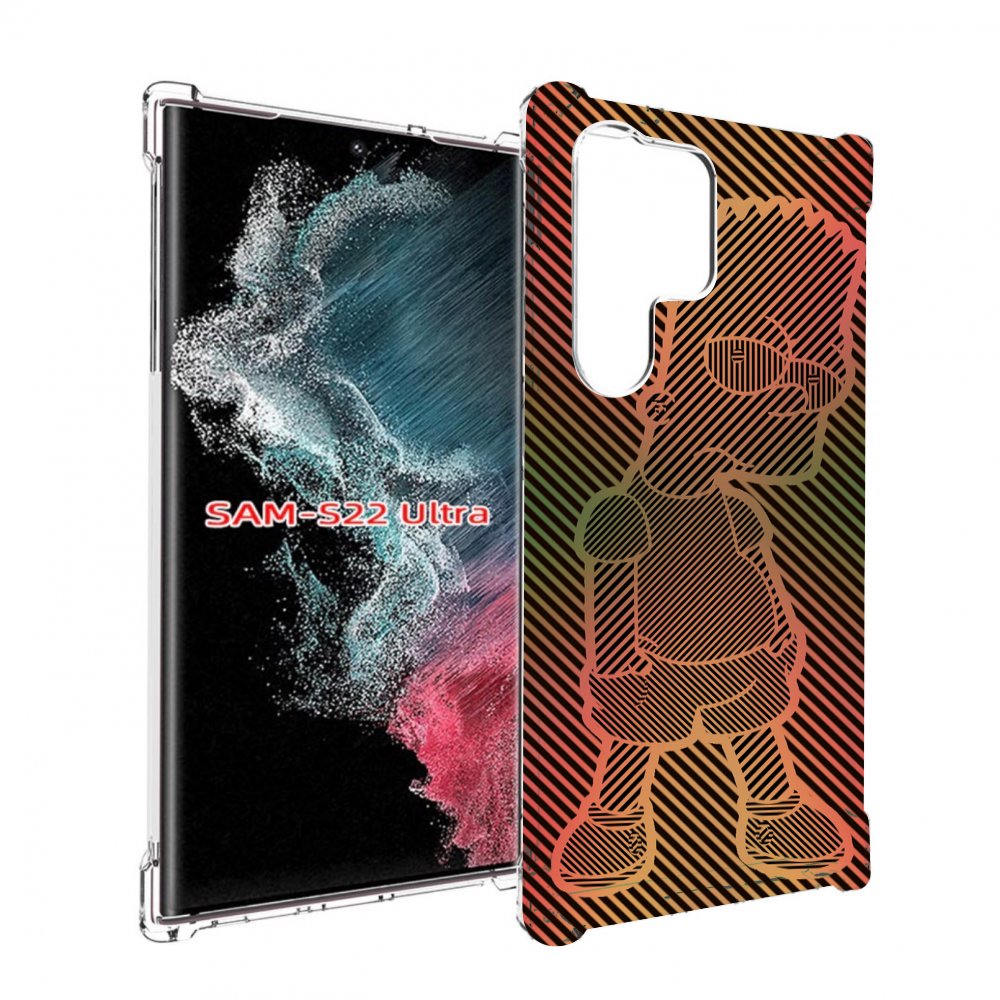 

Чехол MyPads Графический-Барт-Симпсон для Samsung Galaxy S23 Ultra, Прозрачный, Tocco