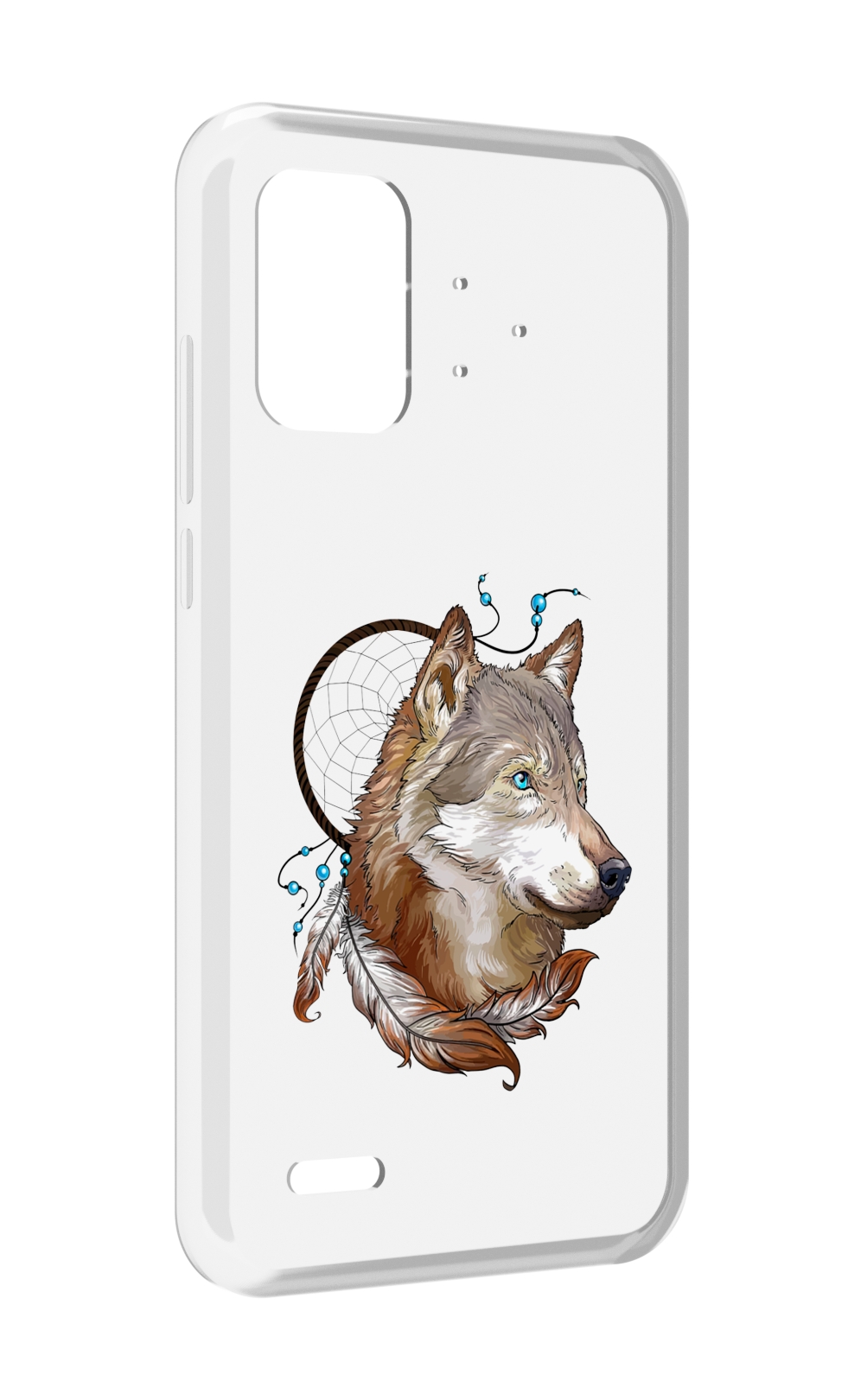 

Чехол MyPads волк и ловец снов для UMIDIGI Bison Pro, Прозрачный, Tocco