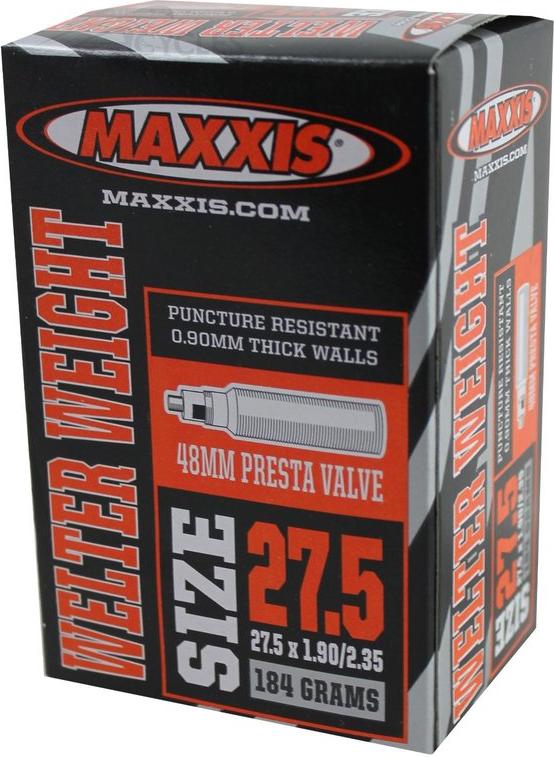 

Велосипедная камера Maxxis Welter Weight 27.5, Черный, Welter Weight