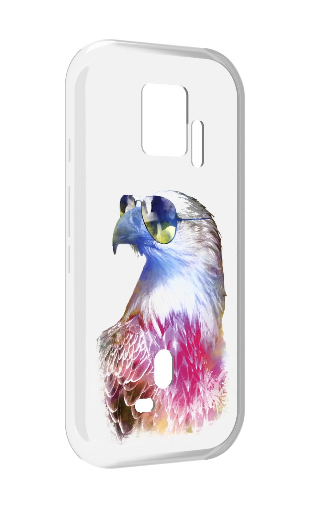

Чехол MyPads Орел в очках для ZTE Nubia Red Magic 7S Pro, Прозрачный, Tocco