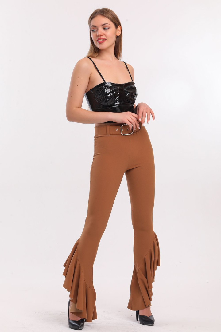 

Брюки женские Sense 131900 коричневые 40 RU (товары доставляются из-за рубежа), 131900