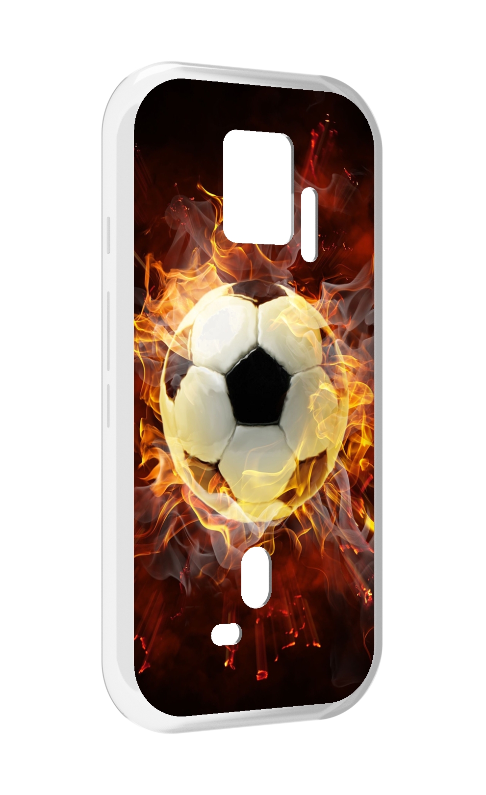 

Чехол MyPads Огненный-мяч для ZTE Nubia Red Magic 7S Pro, Прозрачный, Tocco