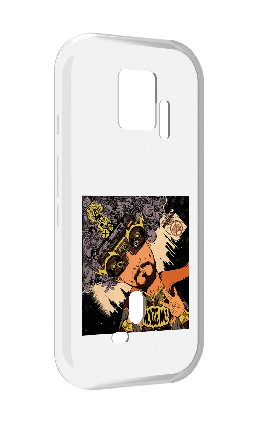 

Чехол MyPads Неразбериха Noize MC для ZTE Nubia Red Magic 7S Pro, Прозрачный, Tocco