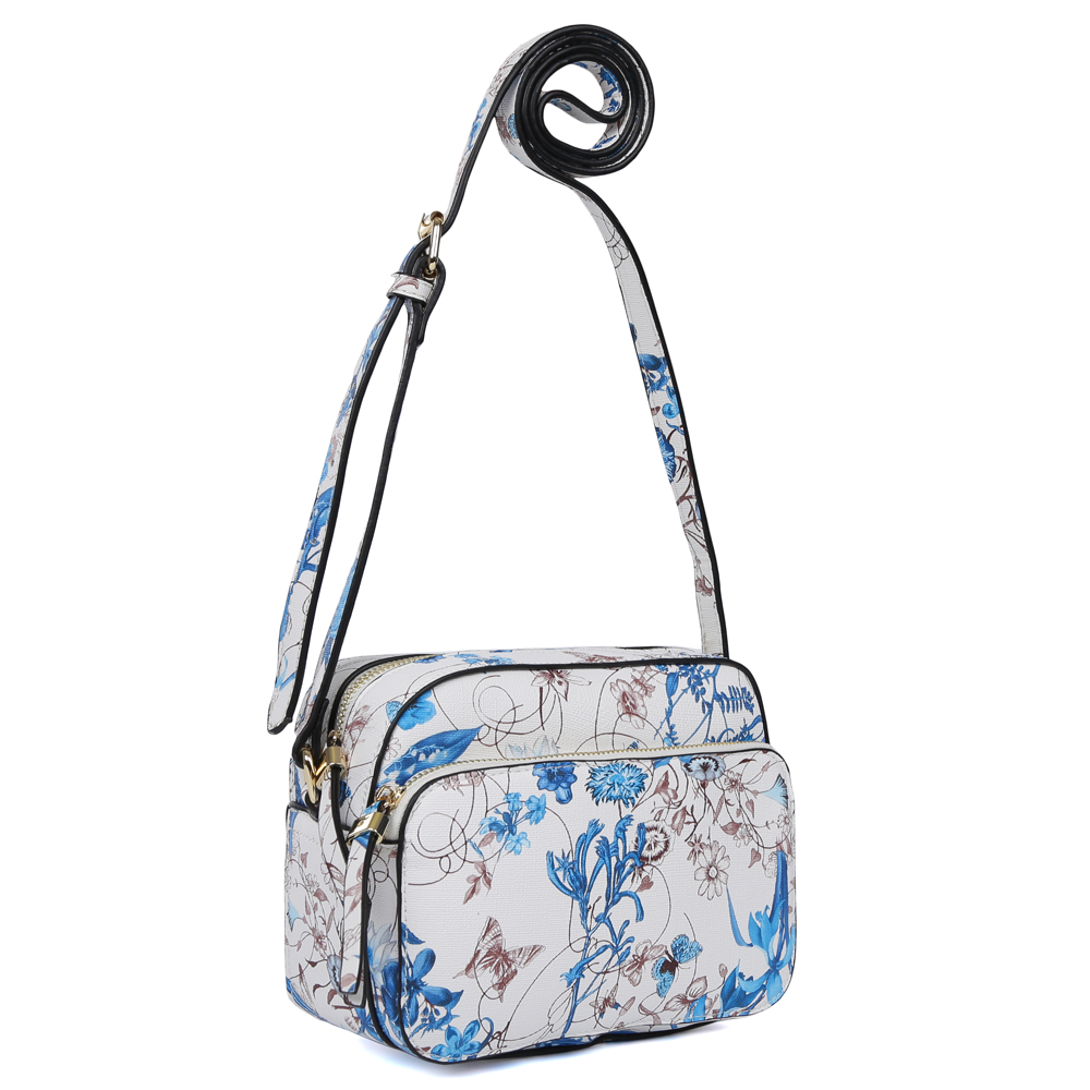 

Сумка кросс-боди женская FABRETTI SILVER f-38253-blue, синий, f-38253-blue