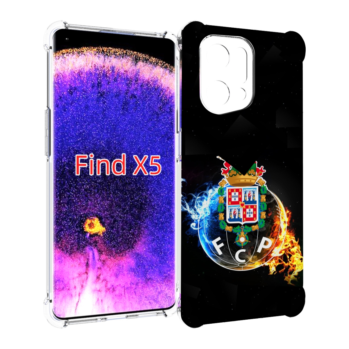 

Чехол MyPads фк порту для Oppo Find X5, Прозрачный, Tocco