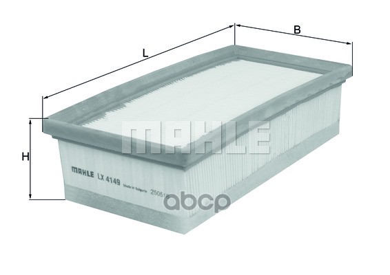 

Воздушный фильтр Mahle/Knecht lx4149