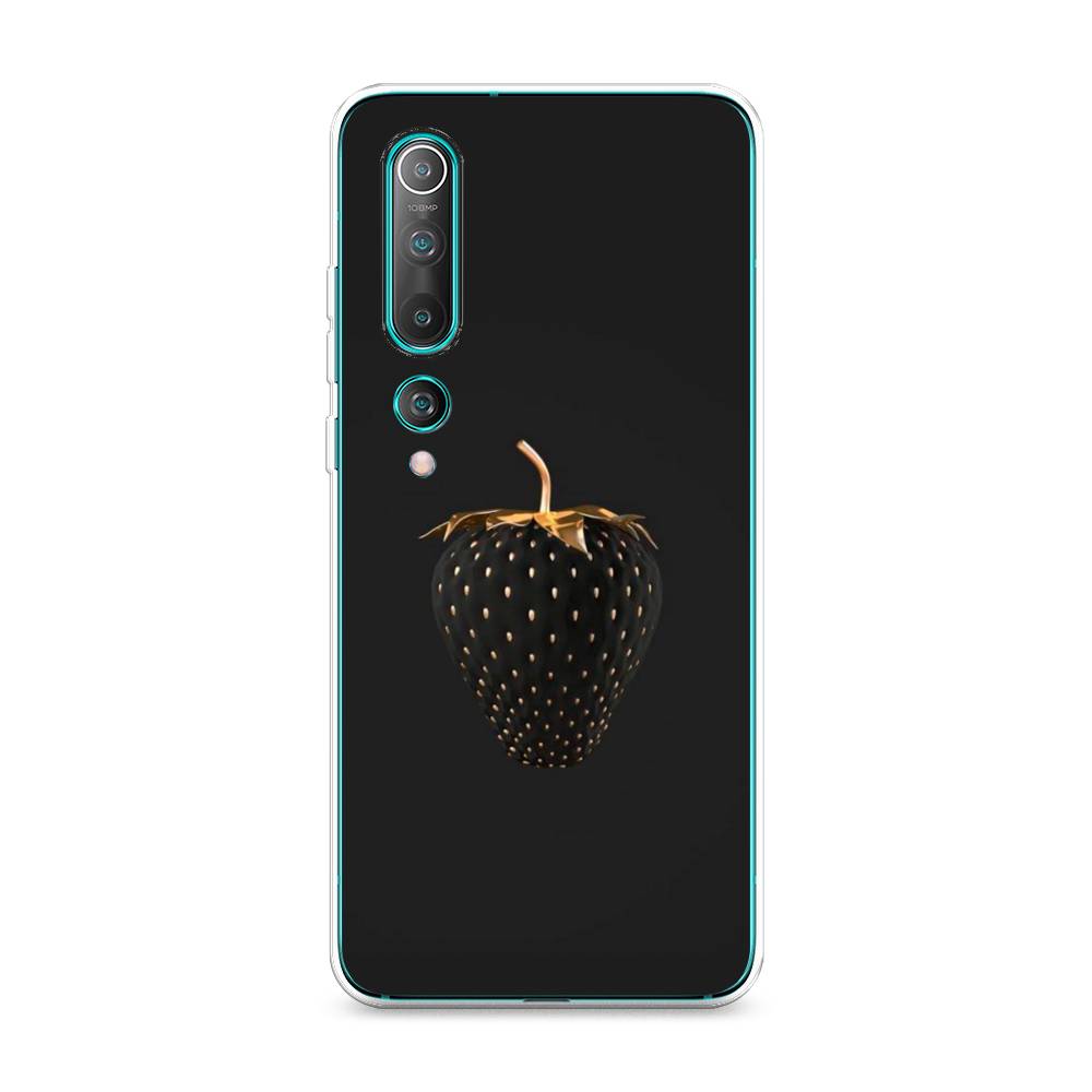 

Чехол Awog на Xiaomi Mi 10 Pro "Черно-золотая клубника", Разноцветный, 37850-10
