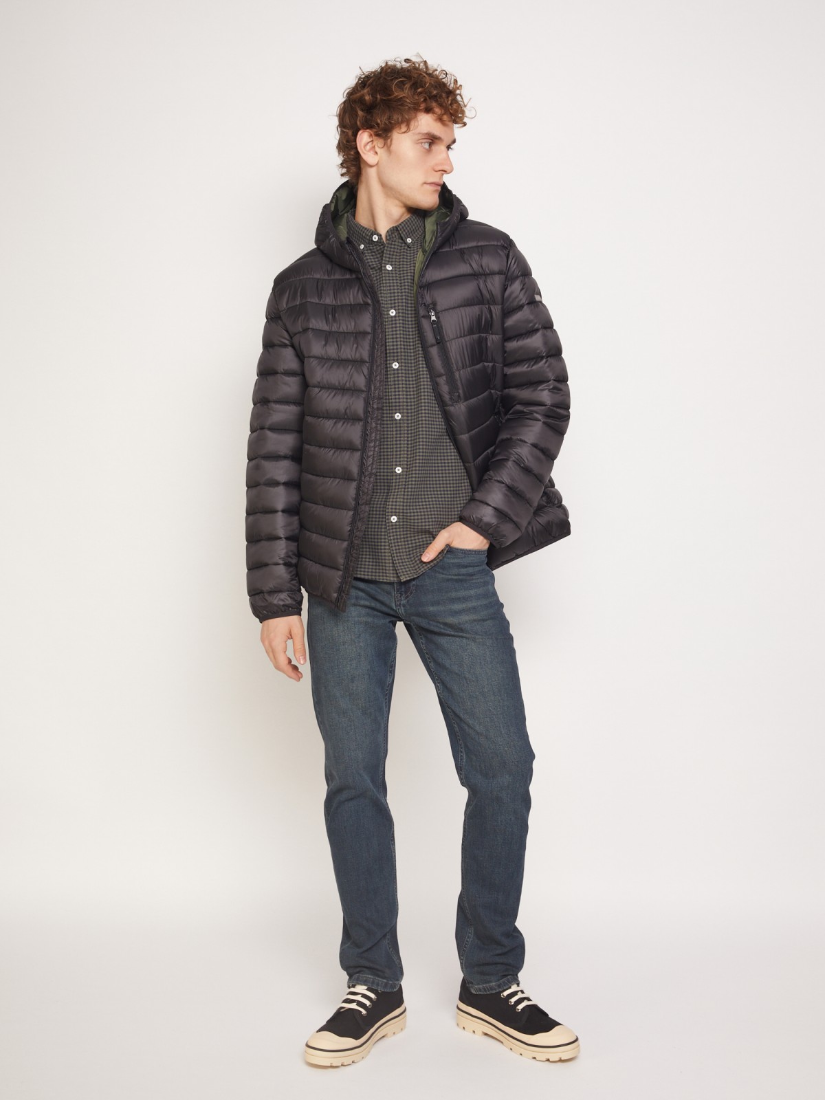 

Куртка мужская Zolla z0113351142242000 черная XXL, z0113351142242000