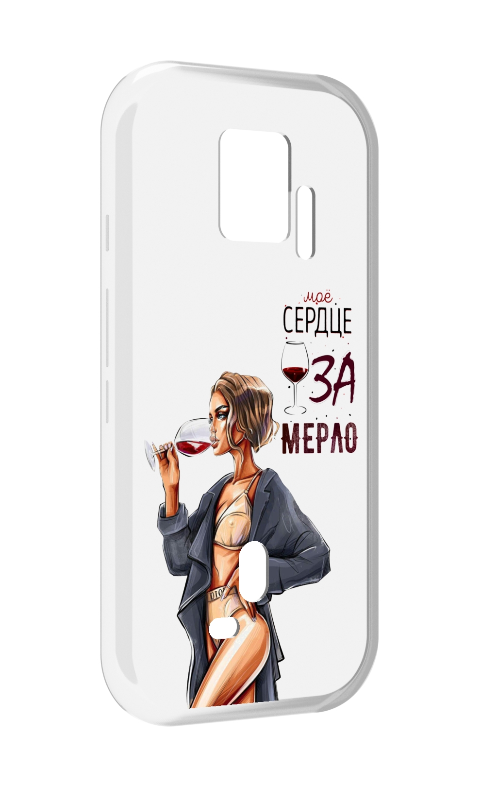 

Чехол MyPads Мое-сердце-замерло для ZTE Nubia Red Magic 7S Pro, Прозрачный, Tocco