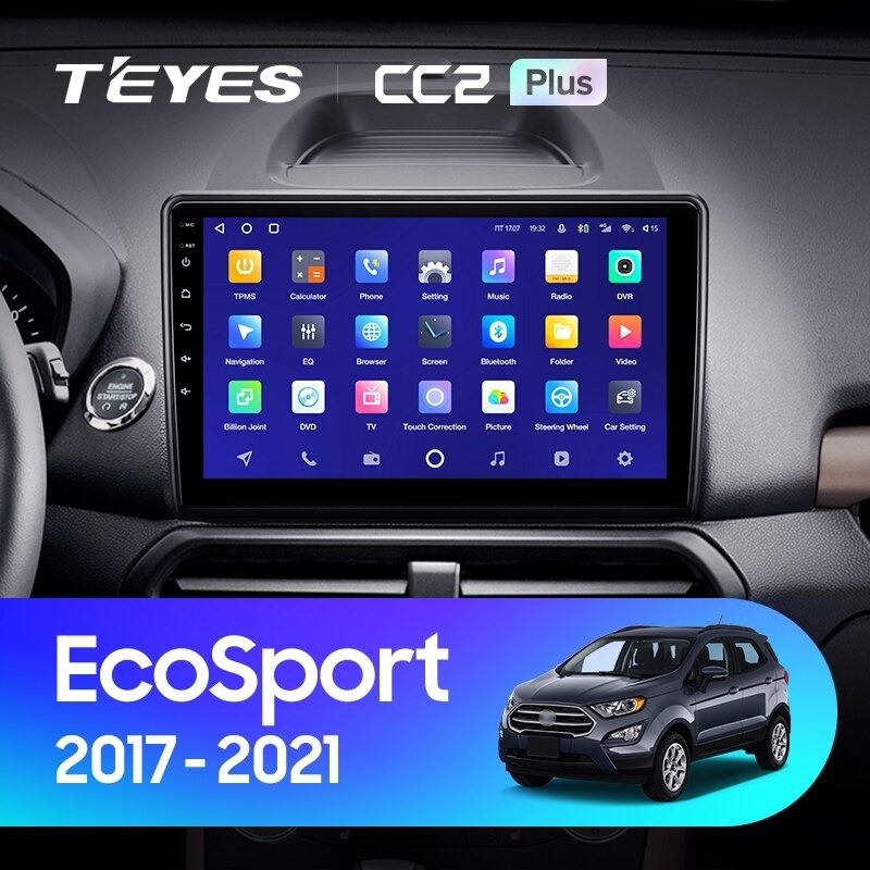 

Штатная магнитола Teyes CC2 Plus 6/128 Ford EcoSport (2017-2021), CC2 Plus