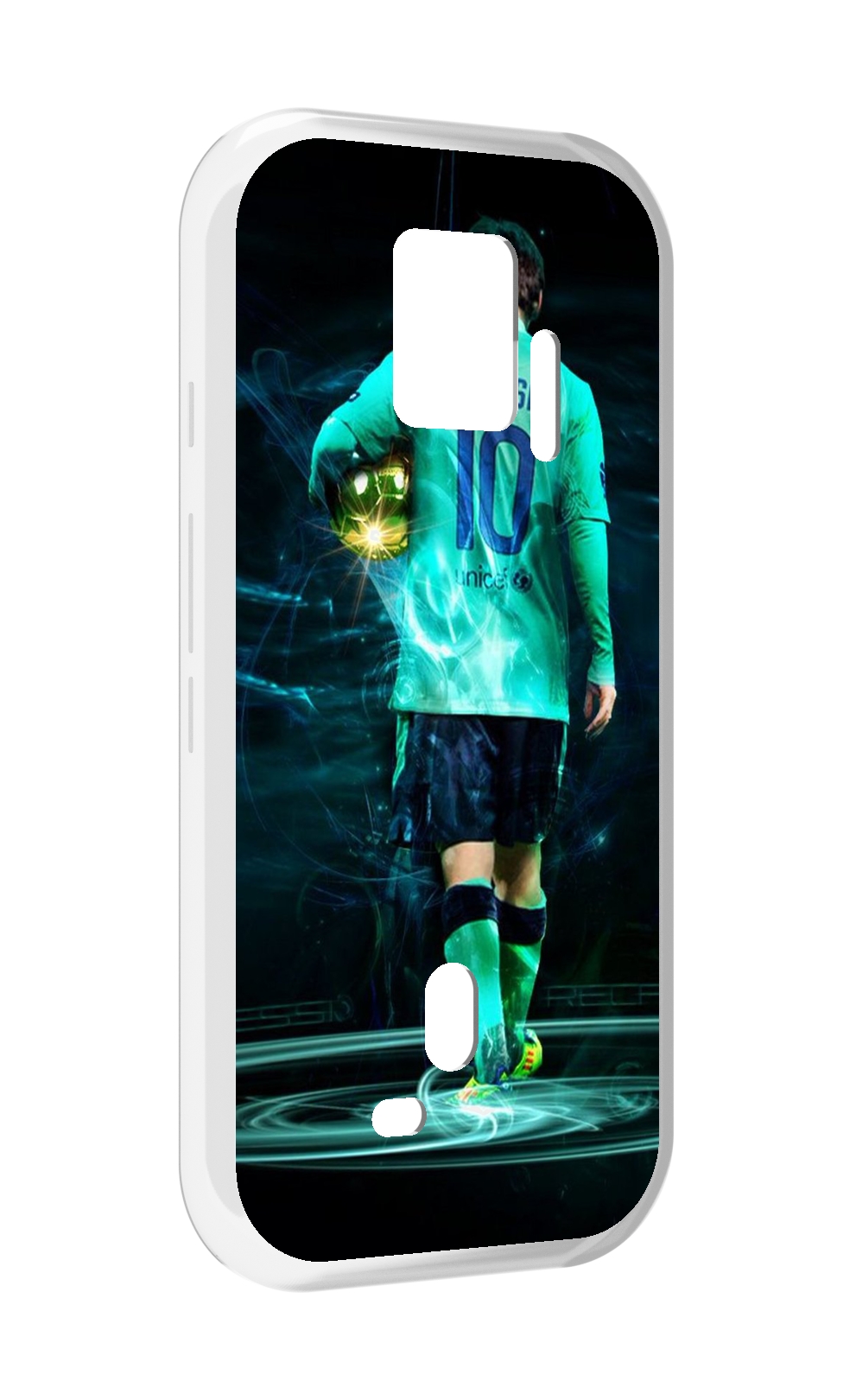 

Чехол MyPads Месси мужской для ZTE Nubia Red Magic 7S Pro, Прозрачный, Tocco
