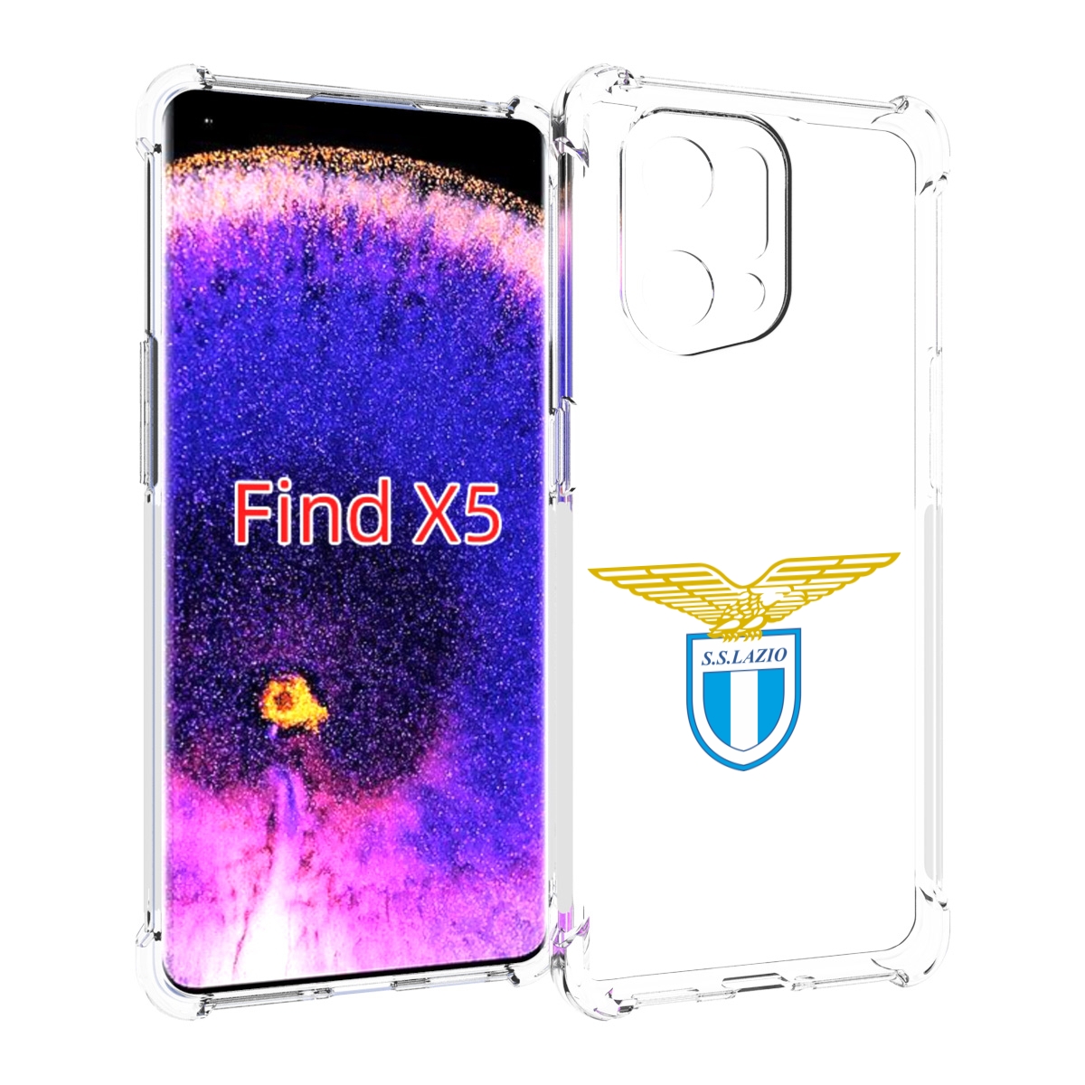 

Чехол MyPads фк лацио для Oppo Find X5, Прозрачный, Tocco