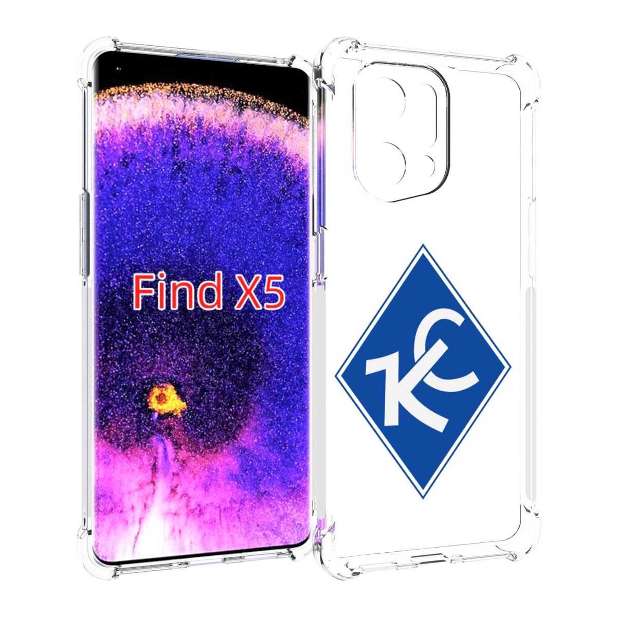 

Чехол MyPads фк крылья советов мужской для Oppo Find X5, Прозрачный, Tocco