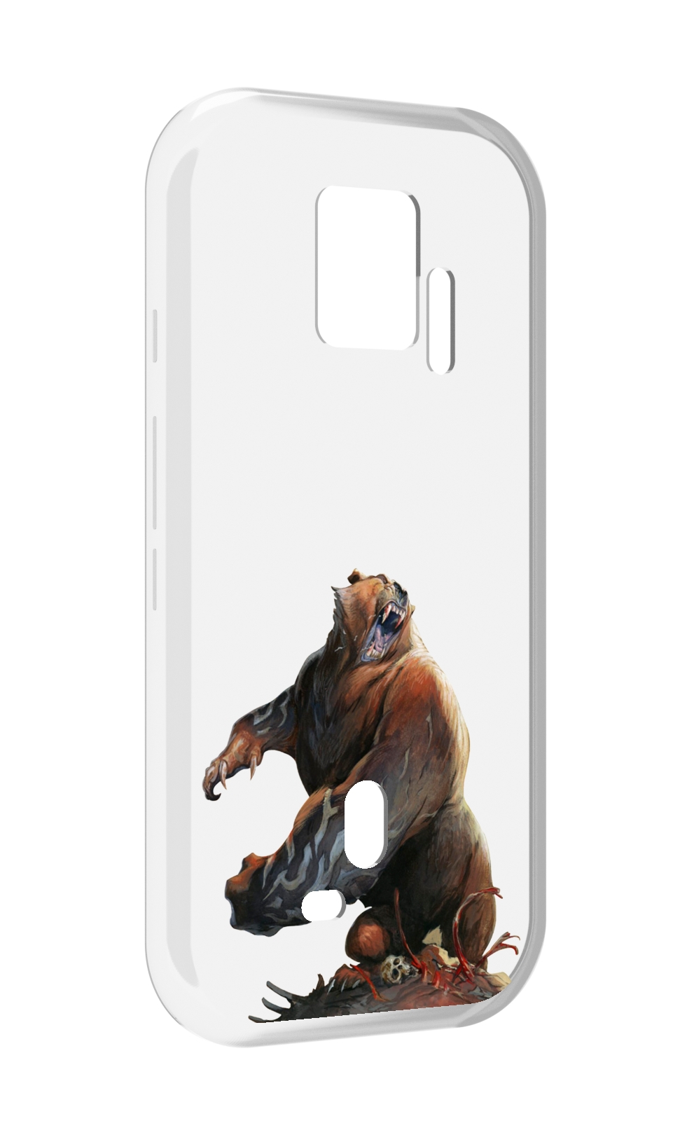 

Чехол MyPads Медведь-жестокий для ZTE Nubia Red Magic 7S Pro, Прозрачный, Tocco