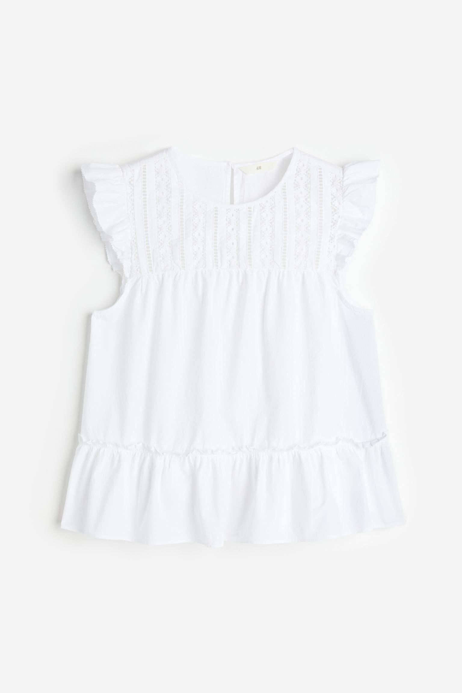 

Топ женский H&M 1164592001 белый XS (доставка из-за рубежа), 1164592001