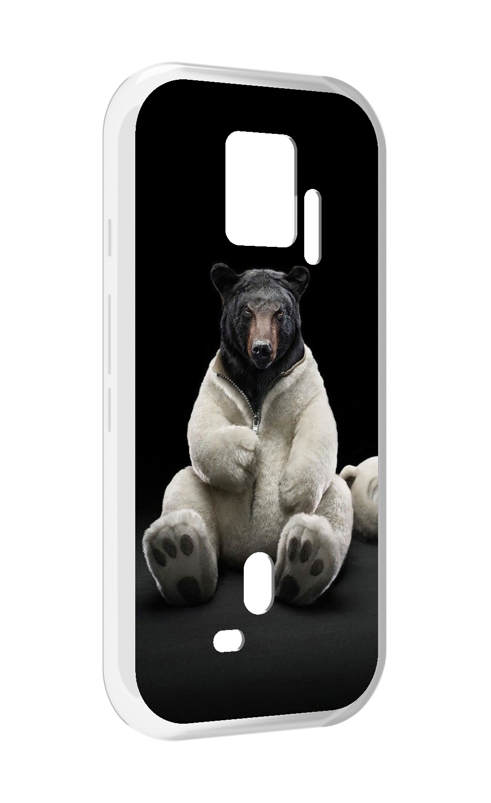 

Чехол MyPads Медведь-бурый-белый для ZTE Nubia Red Magic 7S Pro, Прозрачный, Tocco