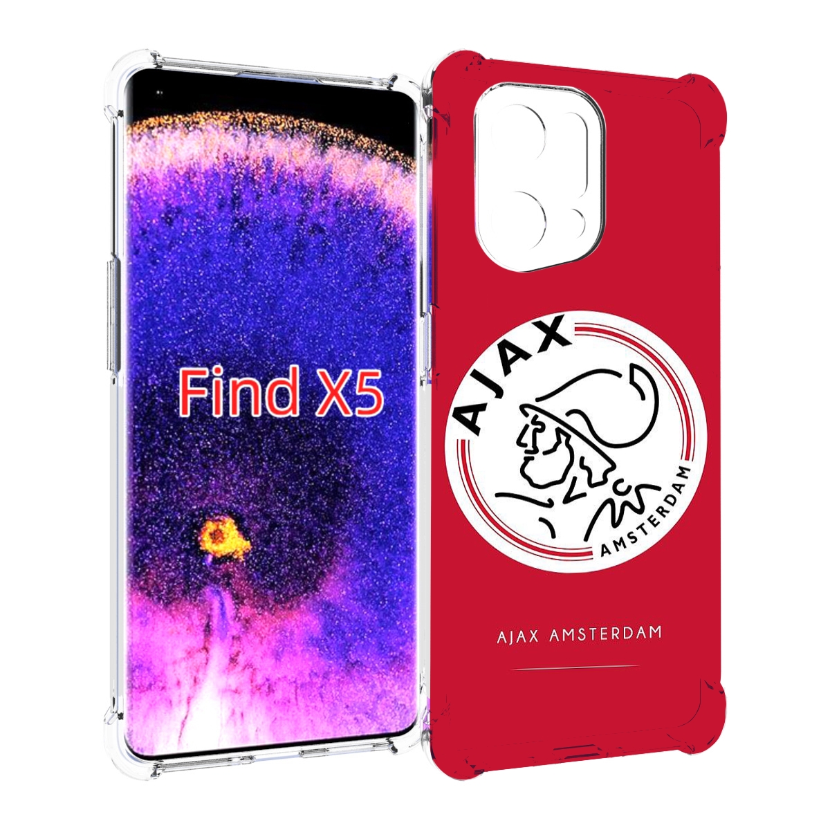 

Чехол MyPads фк аякс амстердам для Oppo Find X5, Прозрачный, Tocco