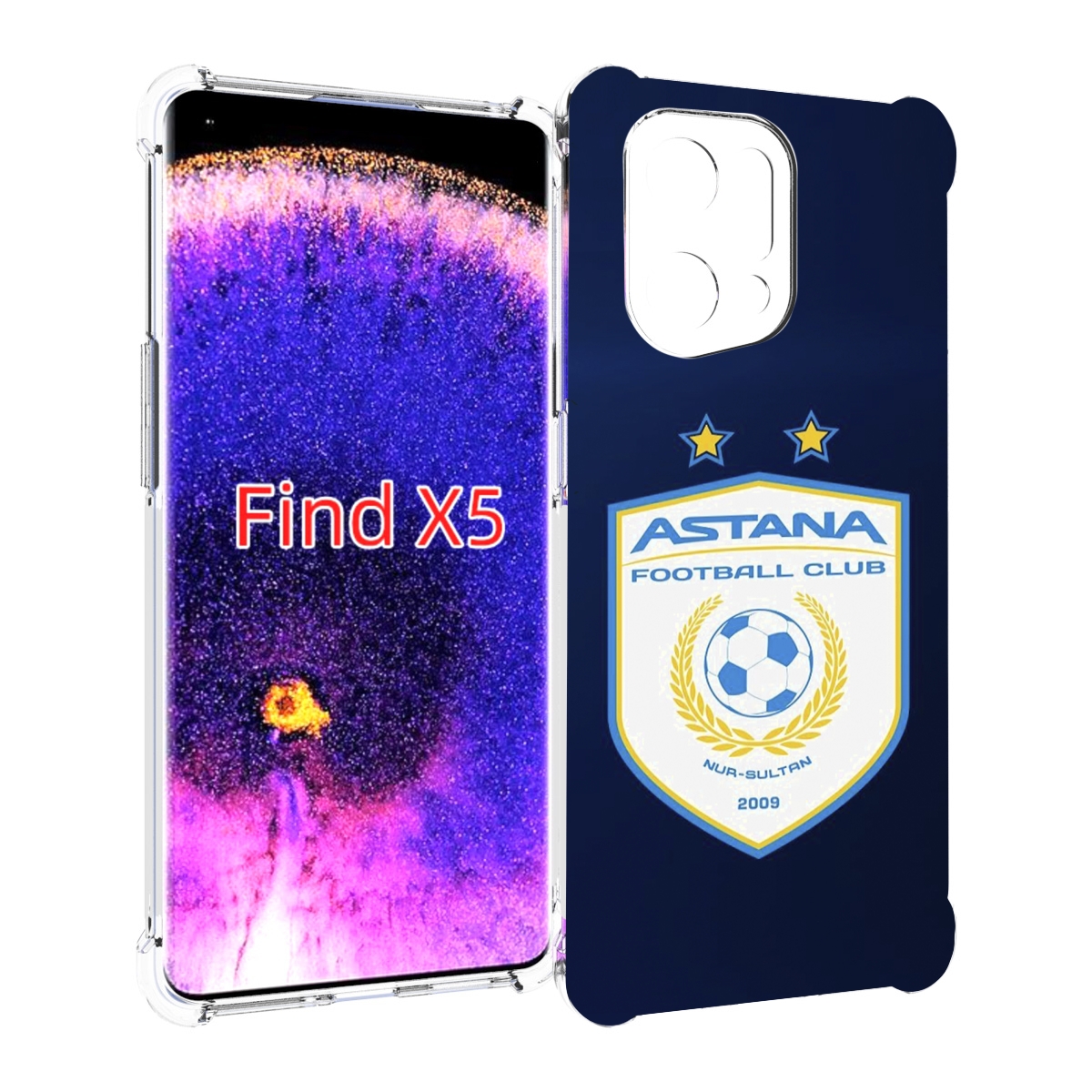 

Чехол MyPads фк астана нур султан для Oppo Find X5, Прозрачный, Tocco