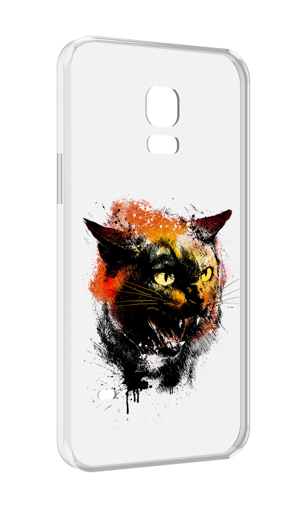 

Чехол MyPads сиамский кот для Samsung Galaxy S5 mini, Прозрачный, Tocco