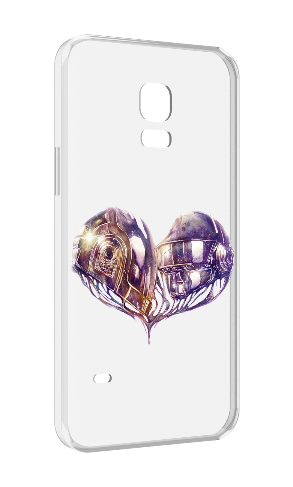 

Чехол MyPads сердце абстракция для Samsung Galaxy S5 mini, Прозрачный, Tocco