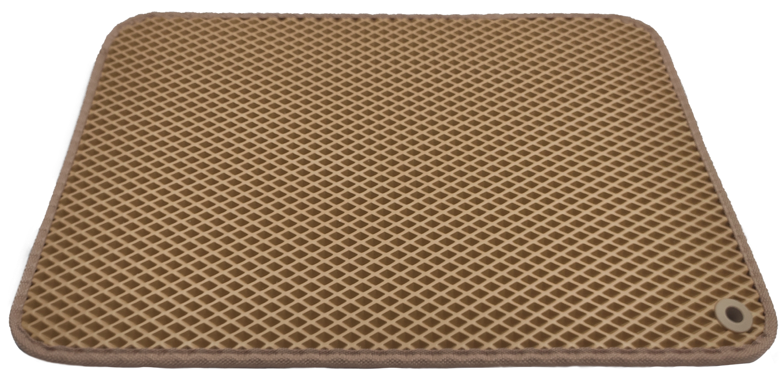 

Коврик под кошачий лоток EVA.CENTER, 60 х 70 см, бежевый ромб