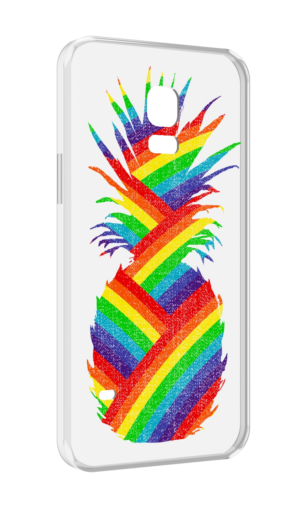 

Чехол MyPads радужный ананас для Samsung Galaxy S5 mini, Прозрачный, Tocco