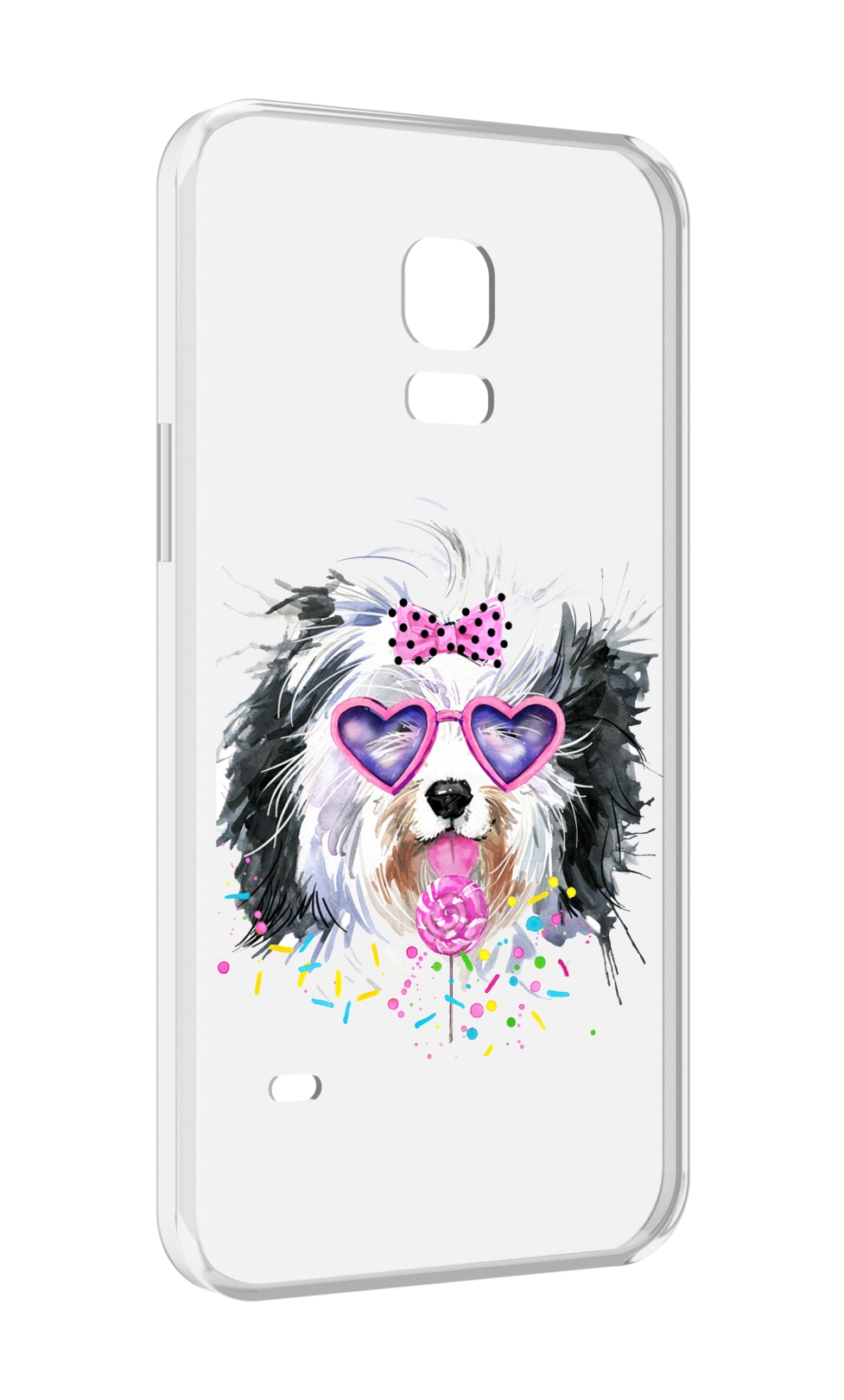 

Чехол MyPads пушистик для Samsung Galaxy S5 mini, Прозрачный, Tocco