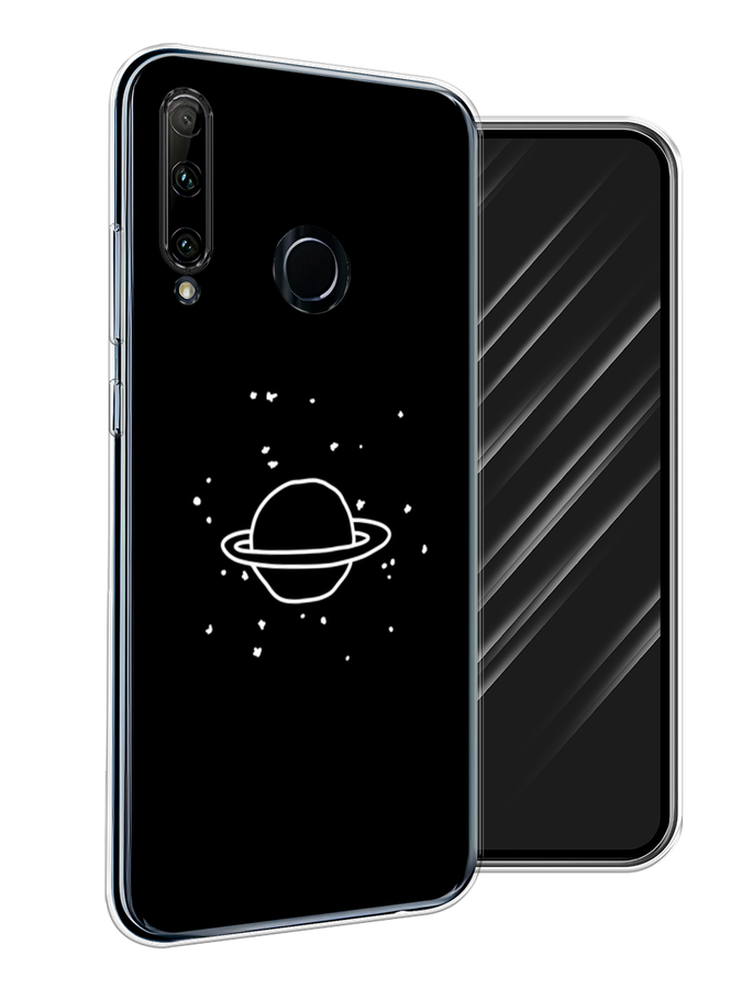 

Чехол Awog на Honor 20 Lite 2019 "Дудл Юпитера", Белый;черный, 68950-4