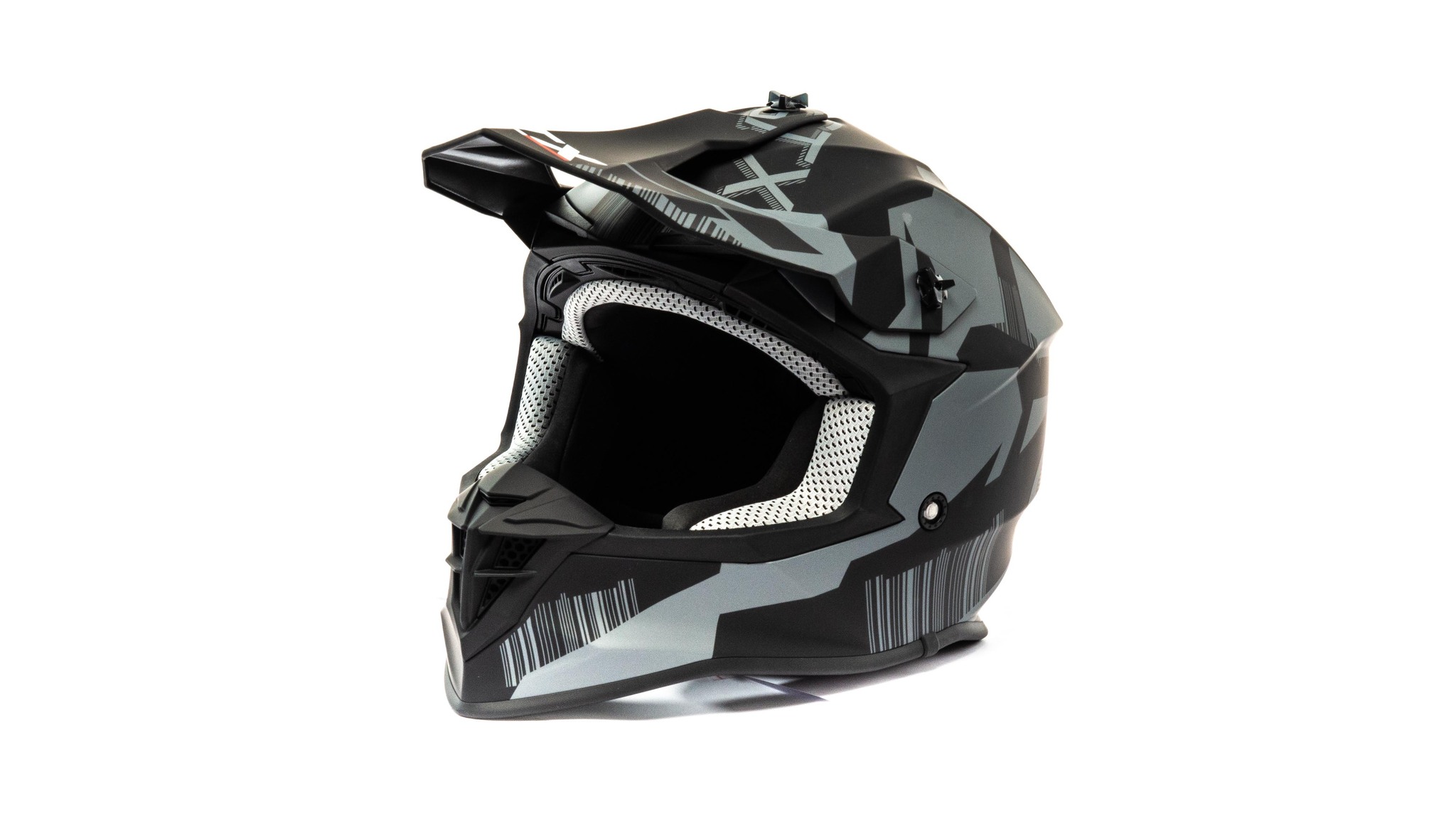 

Шлем мото кроссовый GTX 633 (M) #7 BLACK/GREY