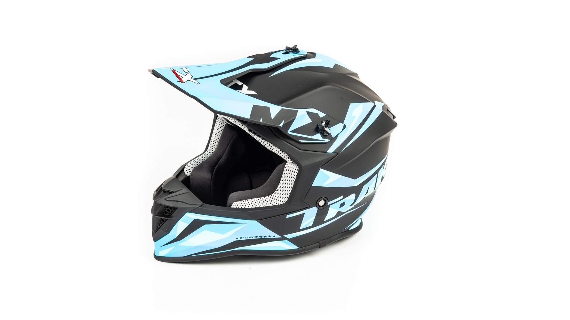 фото Шлем мото кроссовый gtx 633 (m) #4 black/blue