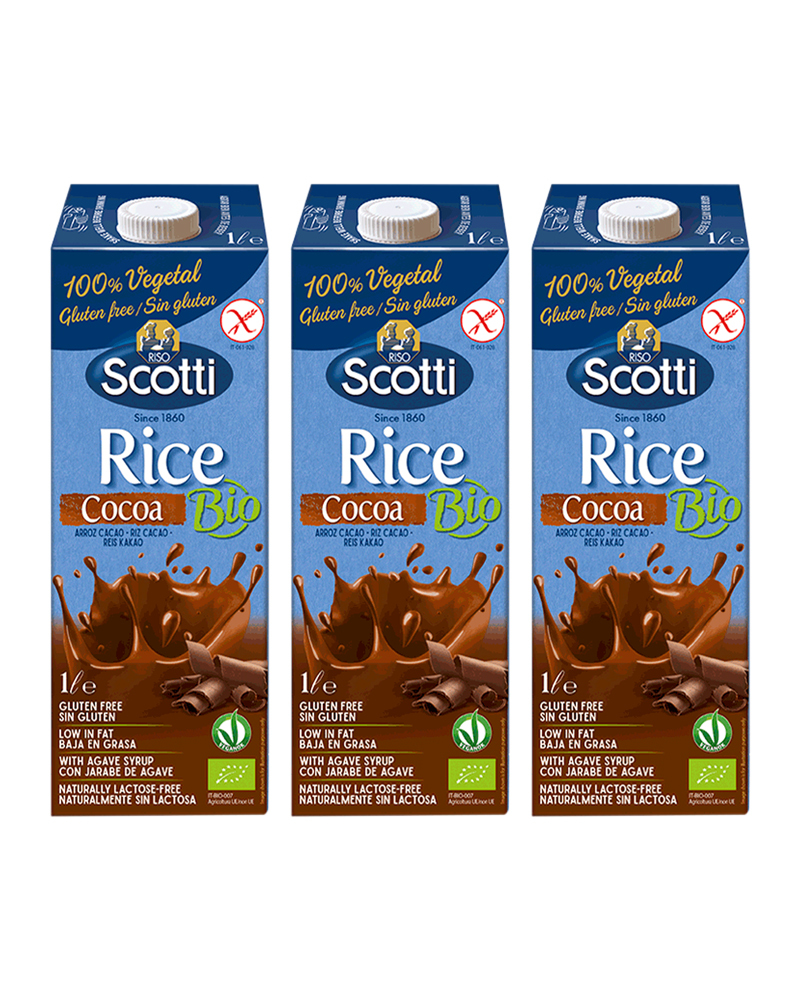 Рисовый напиток Riso Scotti с какао BIO 1 л. - 3 шт