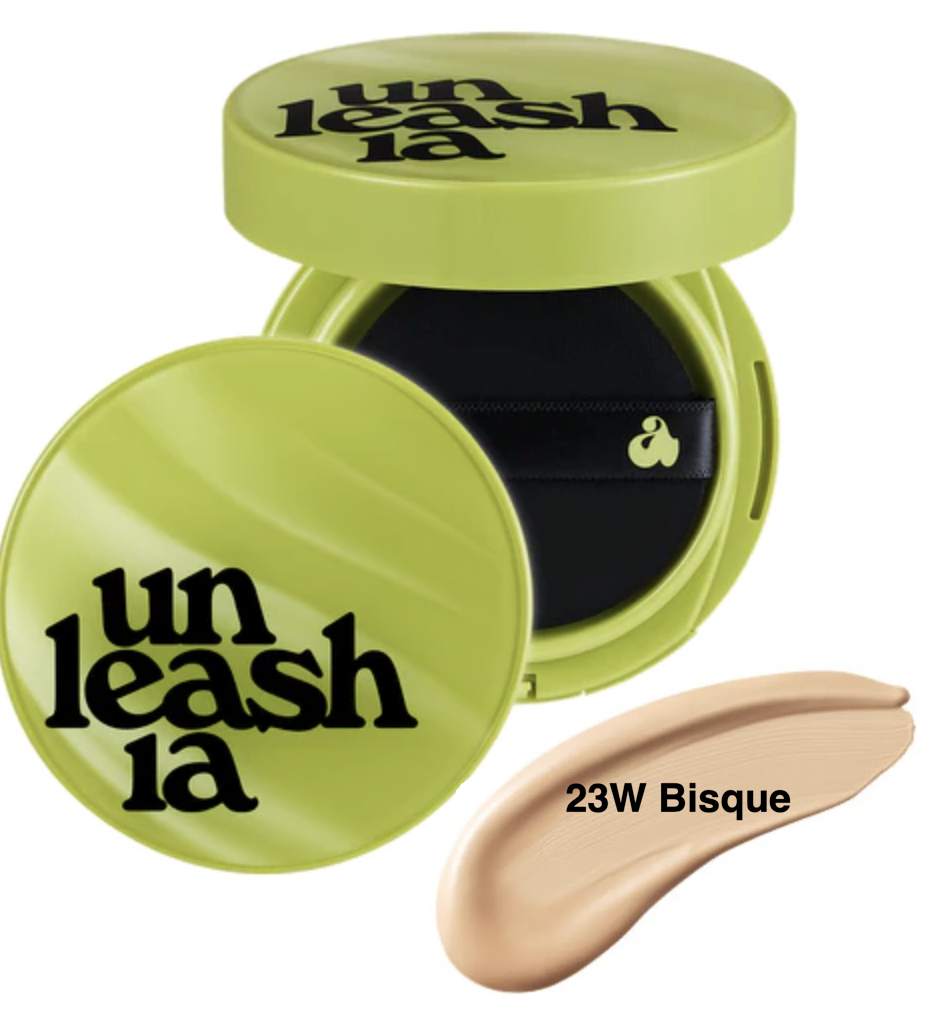 Кушон с сатиновым финишем Unleashia Healthy Green Cushion Стойкий № 23W Bisque