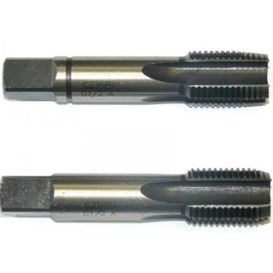 Метчик, трубная резьба HSS, G1/2 дюйма комплект из 2-х шт Bucovice Tools 142120 трубная плашка bucovice tools