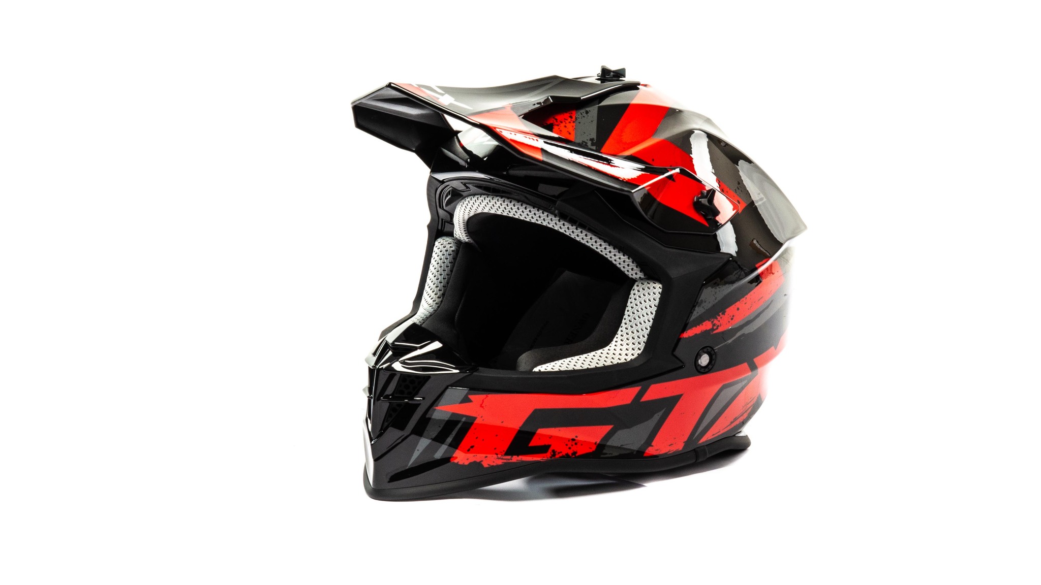 

Шлем мото кроссовый GTX 633 (L) #10 BLACK/RED GREY