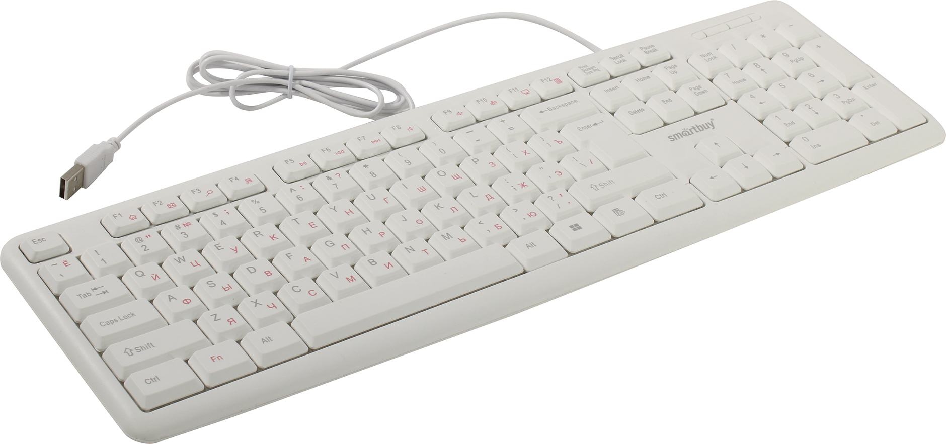 Проводная клавиатура SmartBuy ONE 210 White (SBK-210U-W)