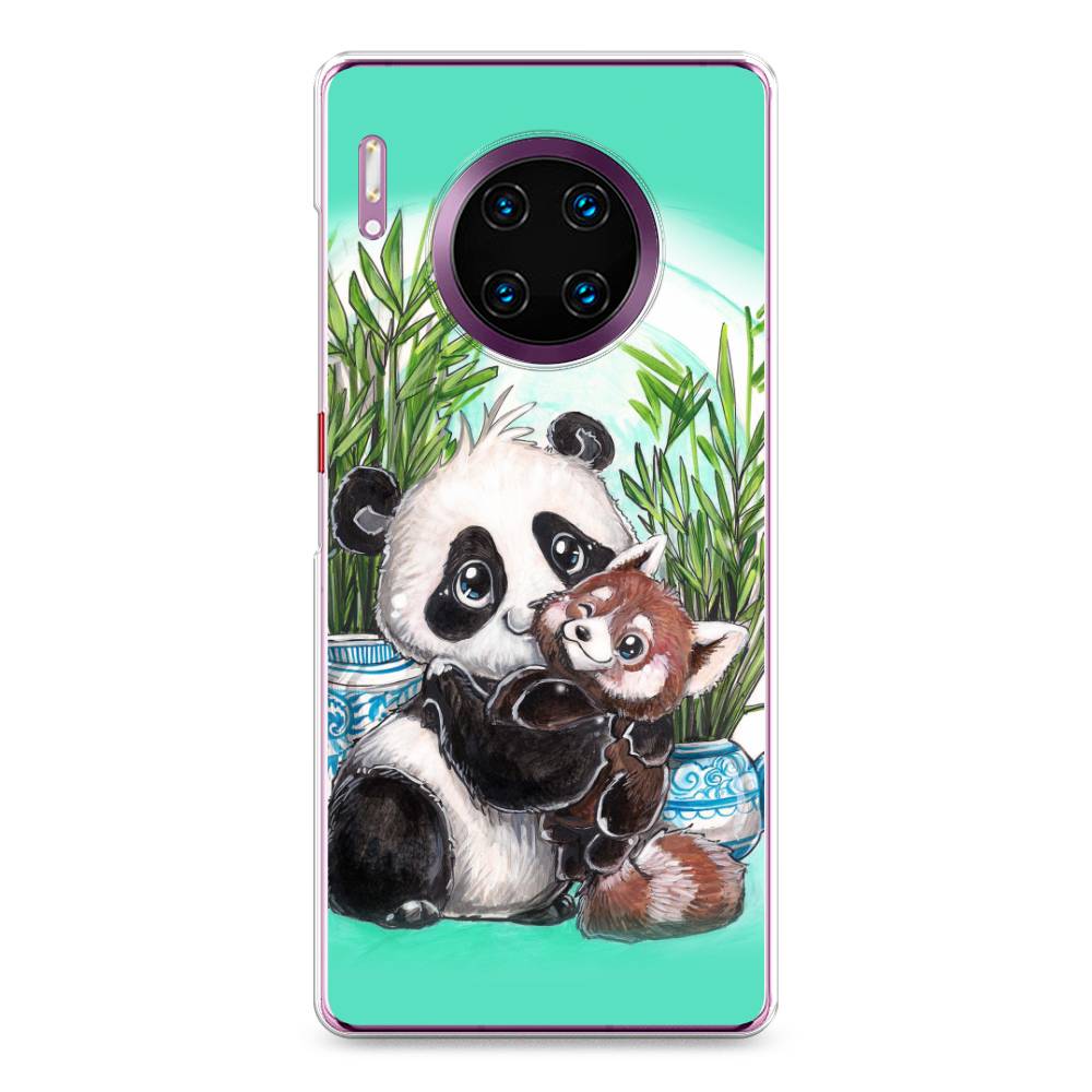

Чехол Awog на Huawei Mate 30 Pro "Друзья зверята", Голубой;белый;черный, 610450-2