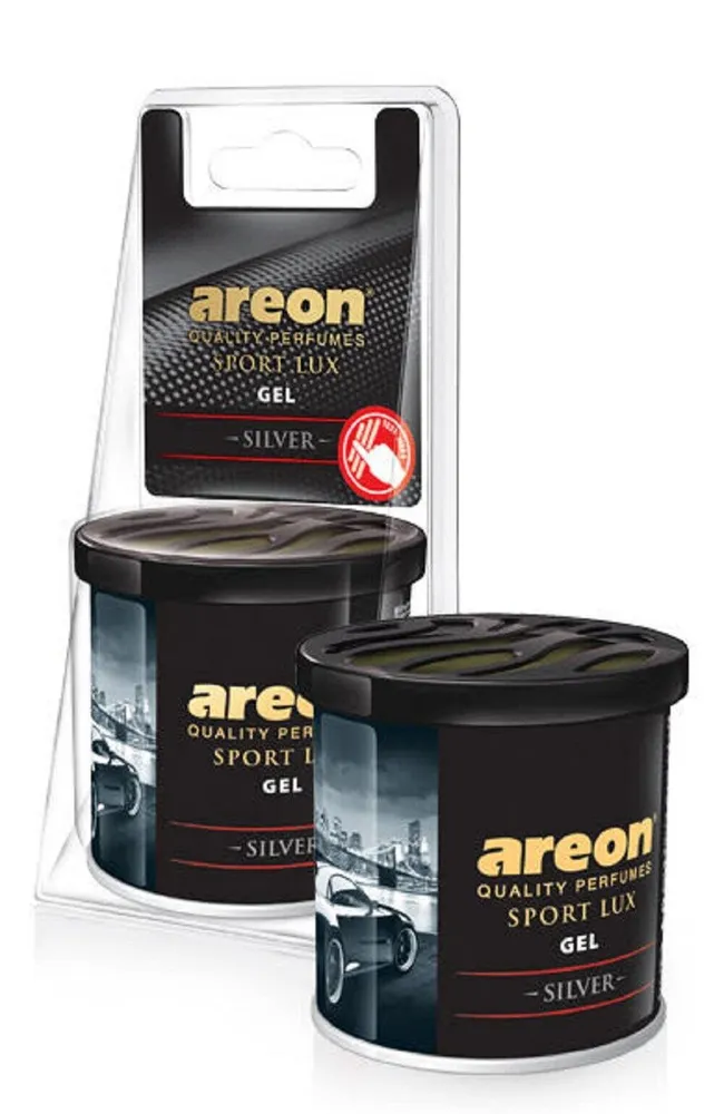 

Ароматизатор банка гелевая Areon CAN SPORT LUX Silver (Серебро)