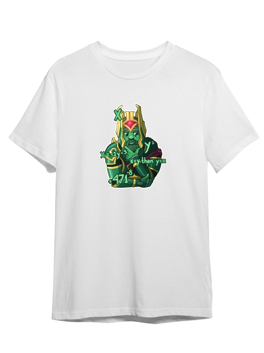 

Футболка унисекс СувенирShop Dota 2/Дота 2/Wraith King 69 белая 5XL, "Dota 2/Дота 2/Wraith King" 69