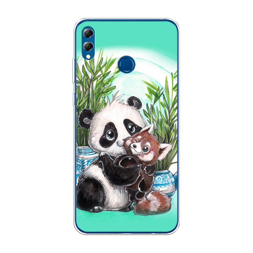 

Чехол Awog на Honor 8X Max "Друзья зверята", Голубой;белый;черный, 66550-2