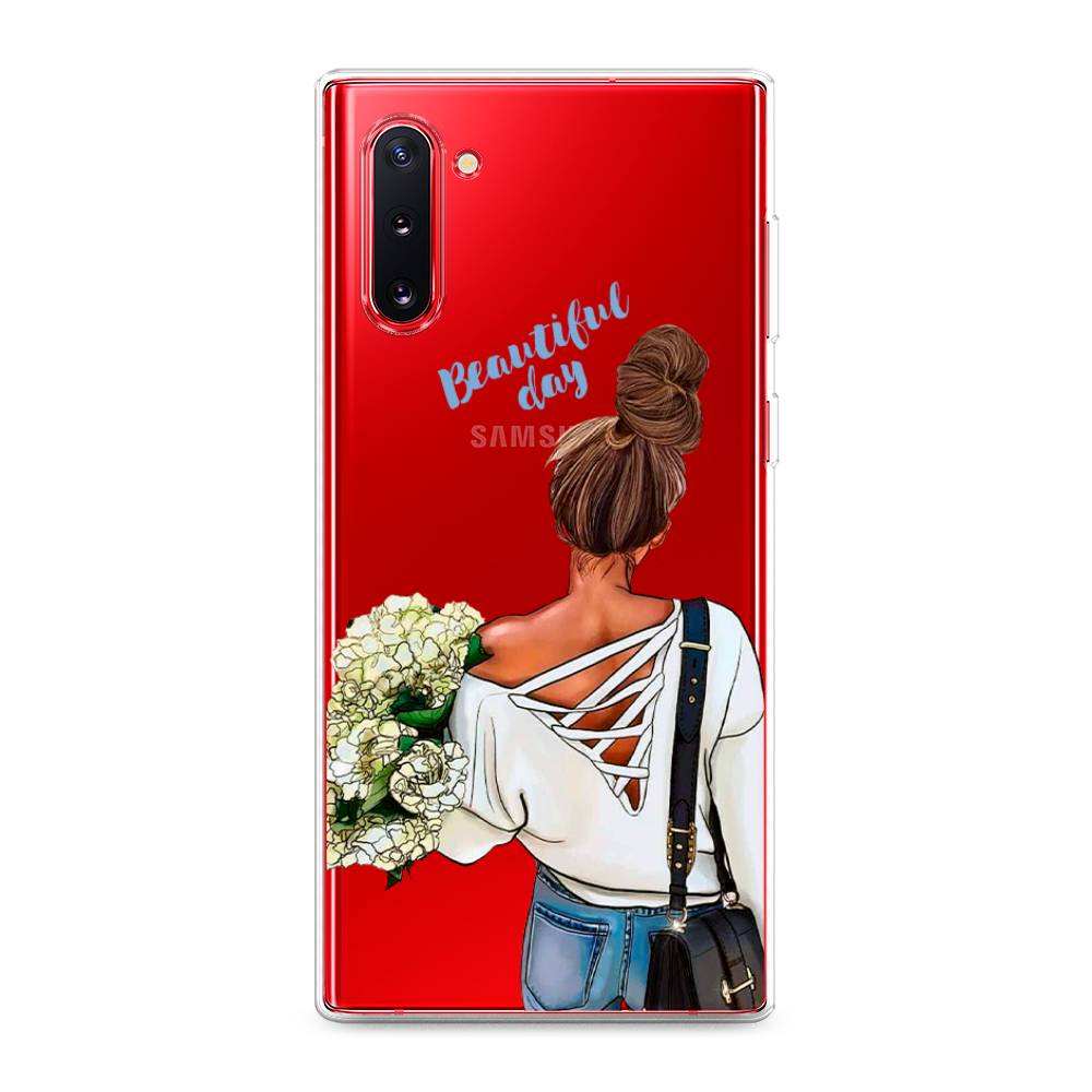 

Чехол Awog на Samsung Galaxy Note 10 "Beautiful day vector", Разноцветный, 28650-6