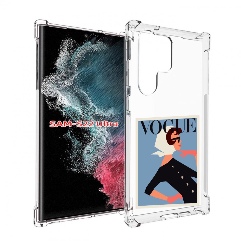 

Чехол MyPads Vogue картинка для Samsung Galaxy S23 Ultra, Прозрачный, Tocco