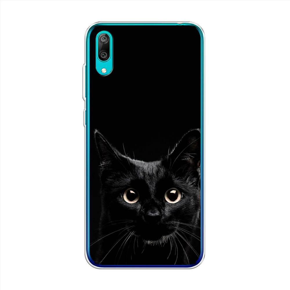 фото Чехол awog "добрый кот" для huawei y7 prime 2019