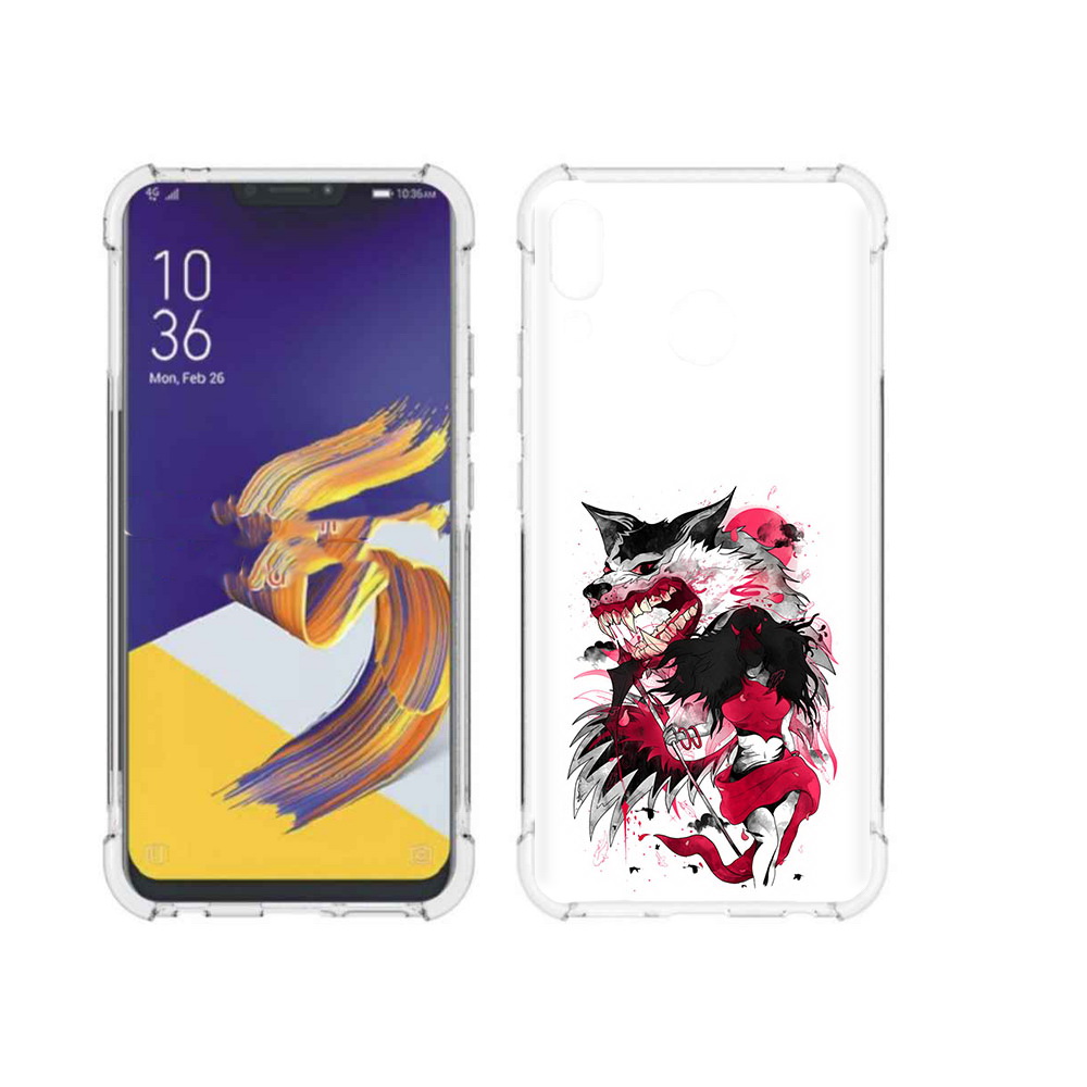 

Чехол MyPads Tocco для Asus ZenFone 5 красная шапочка, Прозрачный, Tocco